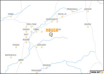map of Mbuga