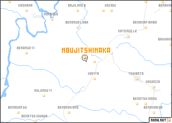 map of Mbuji-Tshimaka