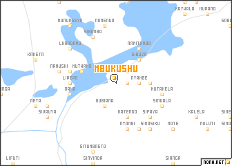 Mbukushu (Zambia) map - nona.net