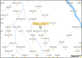 map of Mbulakati