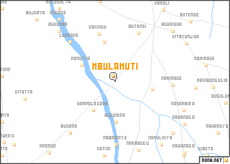 map of Mbulamuti