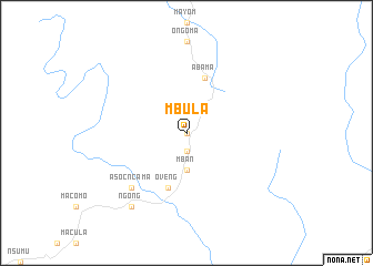 map of Mbula