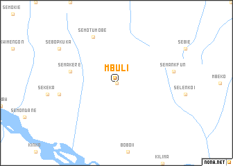 map of Mbuli