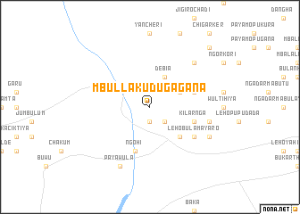 map of Mbulla Kuduga Gana