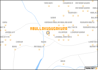 map of Mbulla Kuduga Kura