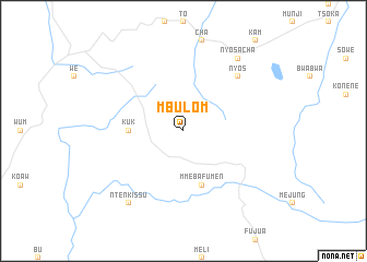 map of Mbulom