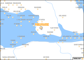 map of Mbumwae