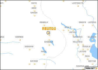 map of Mbundu