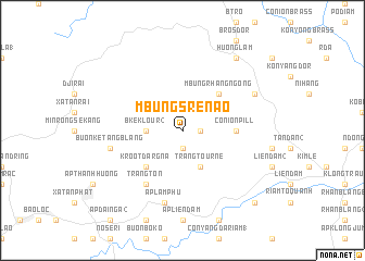 map of M”bung Sre Nao