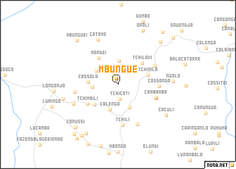 map of Mbungue