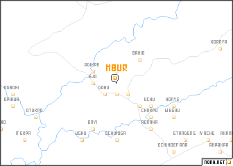 map of Mbur