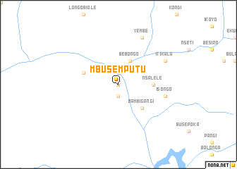 map of Mbuse Mputu