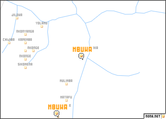 map of Mbuwa