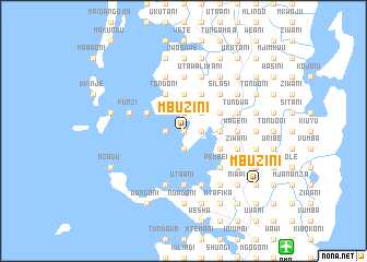 map of Mbuzini