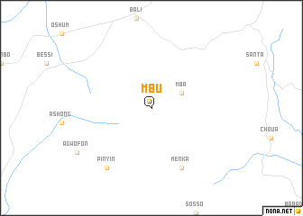 map of Mbu