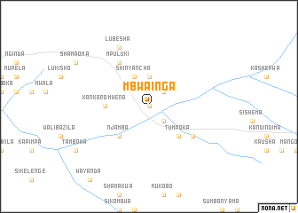 map of Mbwainga