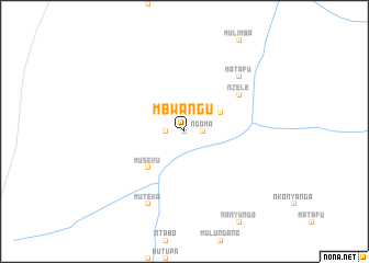 map of Mbwangu