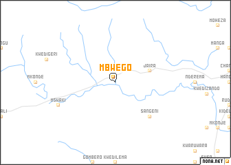 map of Mbwego