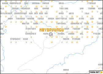 map of Mbyorvungu