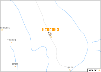 map of Mʼcacama