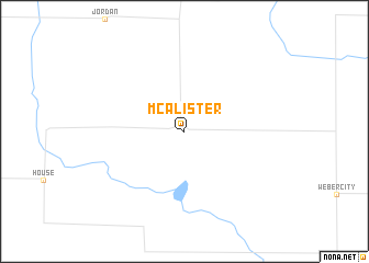 map of McAlister