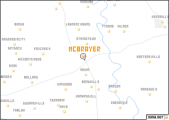 map of McBrayer