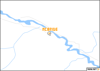 map of McBride