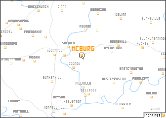 map of McBurg