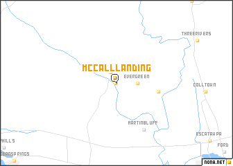 map of McCall Landing