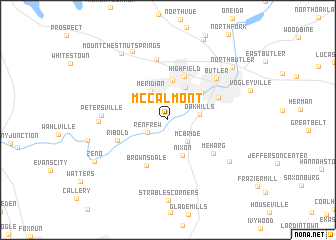 map of McCalmont