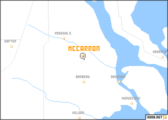 map of McCarron