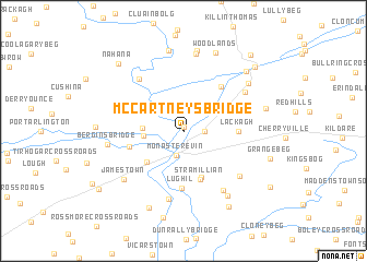 map of McCartneyʼs Bridge