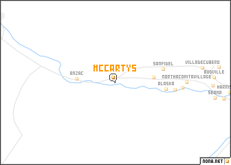 map of McCartys