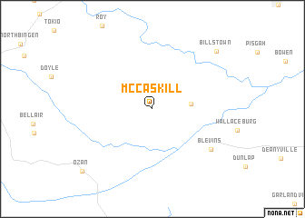 map of McCaskill