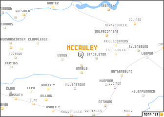 map of McCauley