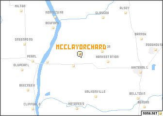 map of McClay Orchard
