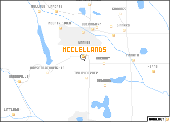 map of McClellands