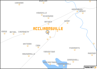 map of McClimansville