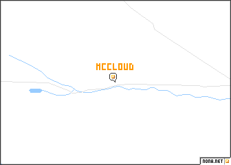 map of McCloud