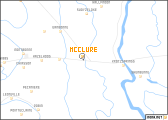 map of McClure