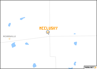 map of McClusky