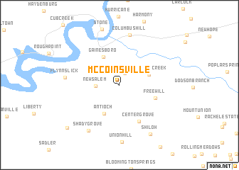 map of McCoinsville