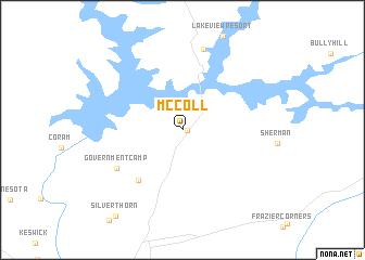 map of McColl