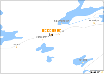 map of McComber