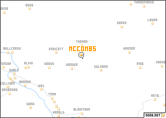 map of McCombs