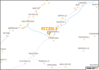map of McCoole