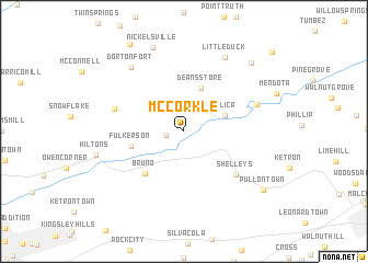 map of McCorkle