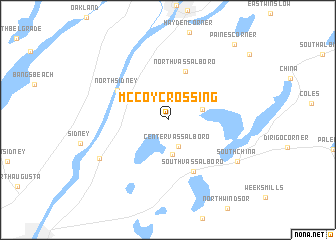 map of McCoy Crossing