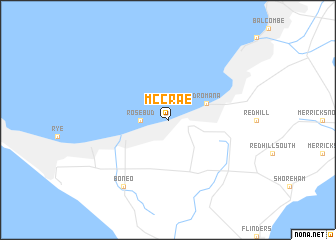 map of McCrae