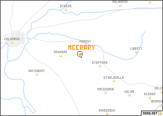 map of McCrary